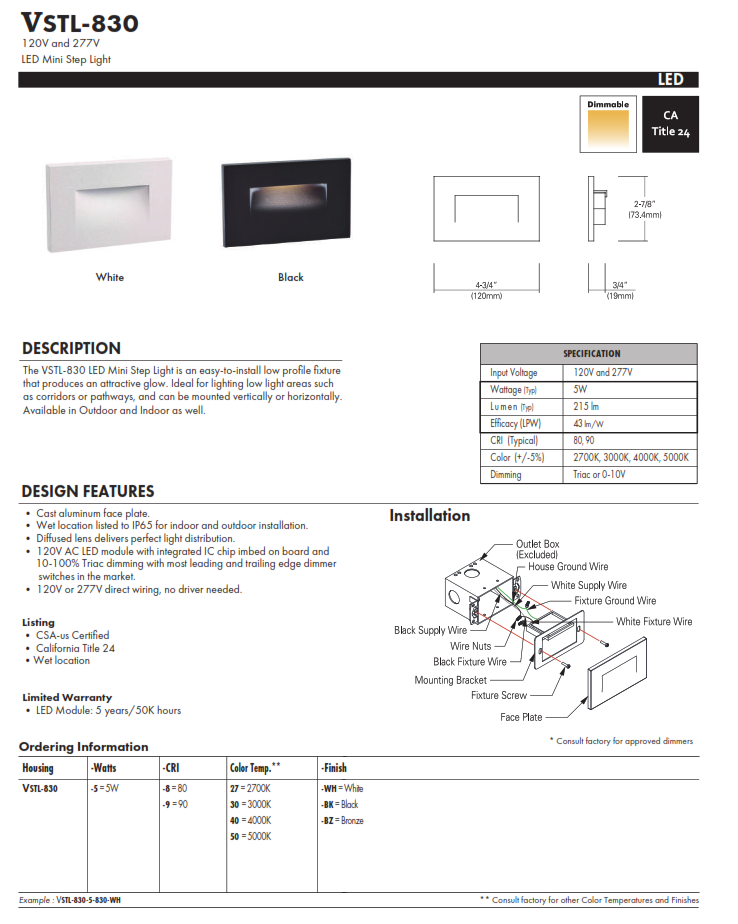 LED Mini-Step Light