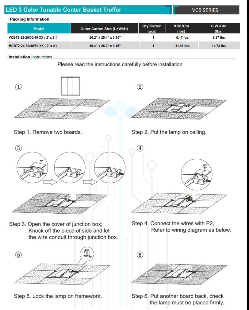 Recessed LED 35000, 4000 and 5000K Color Temp Tunable Center Lensed Fixture
