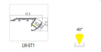 Aluminum Step Extrusions   Series ST1