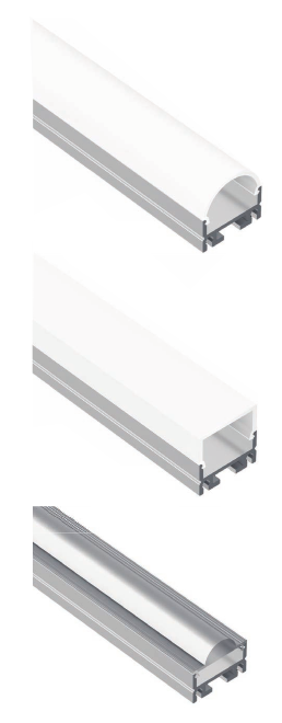 Surface/Suspension Architectural Aluminum Extrusion  Series AT4, AT5 and AT6