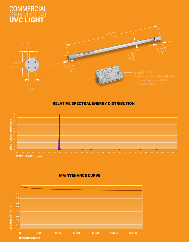 UV-C Handheld Germicidal Light