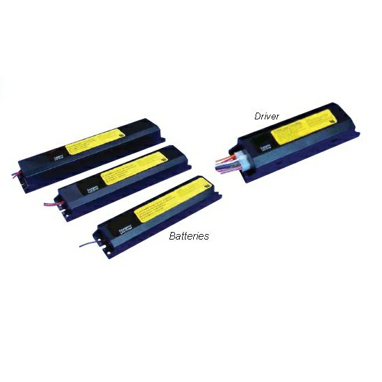  
Provides constant current (350 or 500 mA) output to the load during emergency mode operation.
Can be operated as NORMALLY-ON, NORMALLY-OFF or SWITCHED LOAD.
Universal 120-277V, 50/60 Hz input.
Charge/Power "ON" LED indicator light and push-to-test switch for mandated code compliance testing.
Long-life, maintenance free, rechargeable NiCad battery.
Output short/overcurrent protection: Electronic limiting, with normal operation resuming upon removal of fault.
90 Minute minimum emergency operating time over full temperature range.
24 Hour maximum battery recharge time.
LED emergency driver is equipped with a switch to choose 350mA or 500mA constant current output.
Output classification: Class 2 Compliant.
Surge protection: Per C62.41 (TVS).
Input overcurrent protection: Fusible link.
LED illuminated and remote mounted test switch.
Injection-molded, engineering grade, 5VA flame retardant, high-impact resistant, thermoplastic in a black finish.