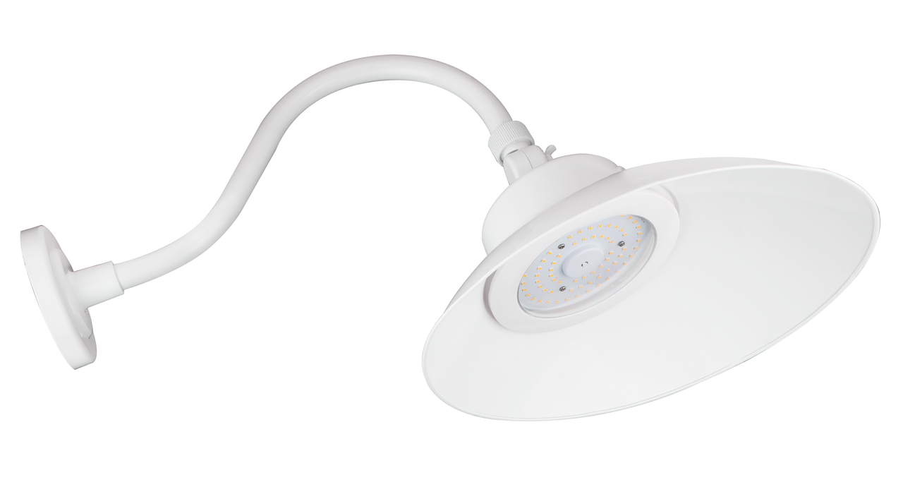 14" Straight and Angled LED Gooseneck Light