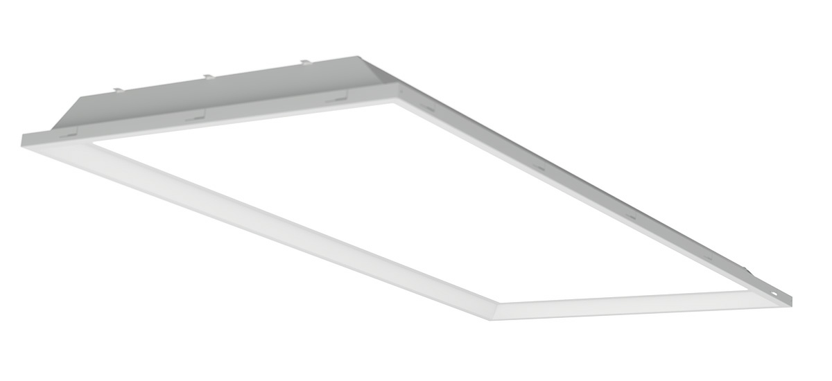 Our new Backlit Flat Panel sits slightly regressed offering a comfortable, soft glow instead of harsh bright light typical of traditional backlit panels. These panels are an ideal choice for many applications including offices, circulation spaces, and retail spaces, remodeled to give a skylight appearance. These fixtures are assembled in the USA and available in standard 1’x4’, 2’x2’ and 2’x4’ sizes.