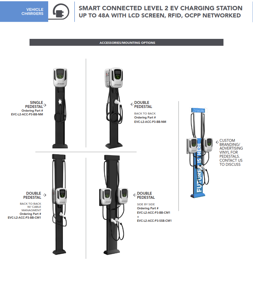 Breeze Level 2 Electric Vehicle Charger