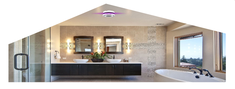 Ceiling Mount Room UV-C Air Purification Fixture