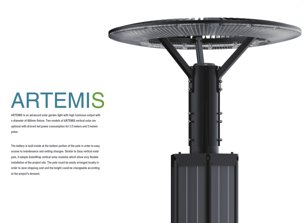 Artemis Solar Decorative Area Light