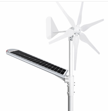 1. Wind turbine module

Starts non loaded: Minimum speed is 2m/s to start the wind turbine.

Electronic braking system: Braking system will turn on automatically when wind speed > 35m/s.

Discharging while charging: At night, the wind turbine work to support the LED lighting and also charge the battery.

Read the data: Read the data of wind turbine in real-time by smartphone APP

2.  PV generation module

Daytime and nighttime will be recognized according to the output voltage of solar panel. When nightfall, the LED lighting operates; when daytime, charge the battery.

With MPPT technology, the battery will be charged max by the sunlight.

Read the data: Read the data of PV module in real-time by smartphone APP

3. LED lighting module

Utilize ligh effiency LED, with integrated optical lens.

PWM adjustment, constant current output.

PIR motion sensor: enter energy-saving mode when nobody to prolong backup days.

With RED pathway indicator, for warning effect and decoration at night.(Can adjust the brightness and time of switch-on/off by smartphone APP)

4. Battery energy storage system

Inside there is a cell baffle to protect the battery, NTC temperature sensor and heater band.

Real-time detection of the voltage and currency to avoid the overcharging, overdischarging and overcurrent.

Real-time detection of battery temperature to start the battery heating when extremely low temperature, and stop heating when up to 10 degrees.

(Also can monitor the battery data by smartphone APP)