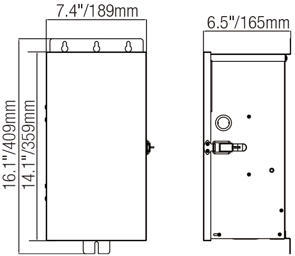 3600 600W Multi-tap Low Voltage Transformer