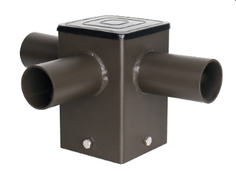 3 at 90 Post Top Adapter for Square Pole