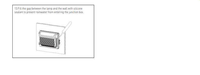 LED Slim Glass Wallpack