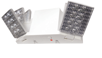 LED Adjustable Optics Thermoplastic Emergency Unit 