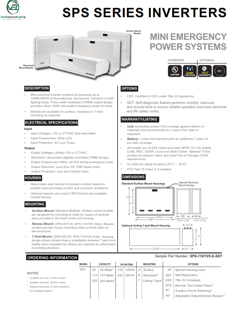 Mini Emergency Power Systems