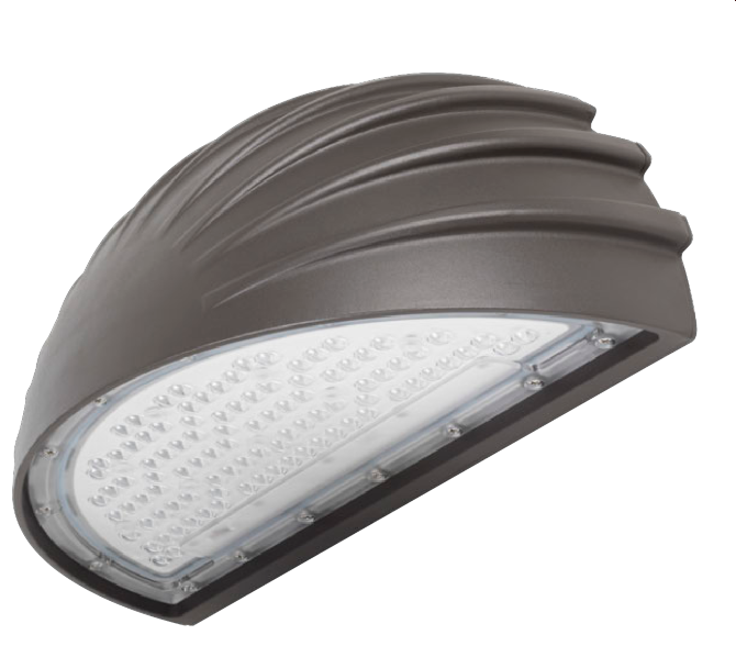 Round Full Cutoff LED Wallpack 45-75W
