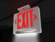 LED Lightbar Exit/Emergency Combination
