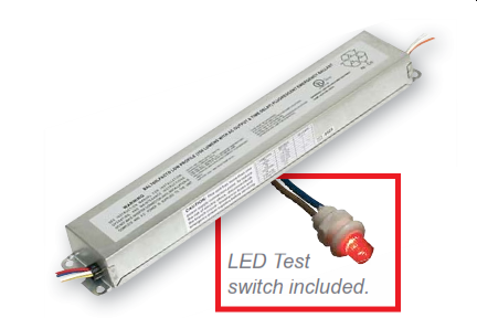 BAL700LPACTD 700 Lumen Low Profile Emergency Fluorescent Ballast, AC Output with Time Dela
