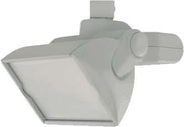 Body 
Constructed of extruded aluminum, the body features an aesthetically pleasing smooth shape with an on/off switch on track connector.
Beam Control
 The fixture utilizes a reflector and a microprism acrylic lens for even light distribution
Dimming
 The track fixture is dimmable when used with TRIAC dimming controls (Consult page 2 for compatible dimmers)
Adjustability
 Adjustable up to 90° tilt to allow for spotlight into multiple directions.
LED Characteristics
High powered CREE X-lamp LED chips maintains uniform intensity with a typical luminous flux of 4000 lumens, making it a suitable replacement for two 40W PL-L high output or 70W T6 CMH lamps; with a minimum CRI of 80. 3000 K nominal color temperature. Driver has a 0.98 power factor and a max 20% THD.
Compatibility 
Fixture is provided with A-Line connector which is compatible with Juno style track. For other connector configurations (Halo, Juno, Lightolier, etc), 