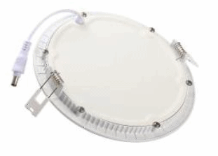 6" Super Thin Recessed LED Round Panel Light with 3 Adjustable Color Temperatures