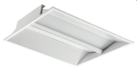 Architecutral LED Center Split Lensed Recesssed Troffer Light