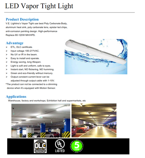Economy LED Vaportite Light