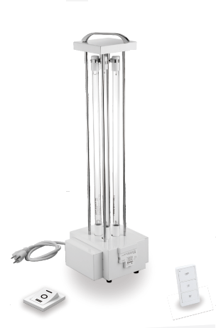 Portable Commercial Germicidal UVC Light
Eliminate 99% of harmful bacteria, viruses and other microbes on surfaces and in the air.
Micro-Wave Sensor integrated to avoid accidental human exposure.