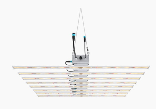 Highest efficacy 2.7 µmol/JRack farming system, scientifically and logically layout of the bars, makes excellent heat dissipation and uniform PPFD distribution. Super slim and lighter weight of the fixture, quick lock design, simple and fast installation supporting daisy chain and 1-10V dimming.