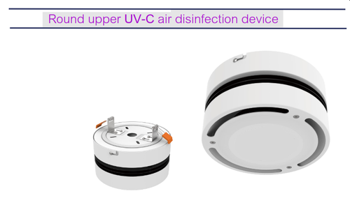 Ceiling Mount Room UV-C Air Purification Fixture