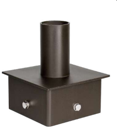 6" Square Pole Top Tenon Adapter