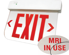 Edgelit Thermoplastic Exit Sign