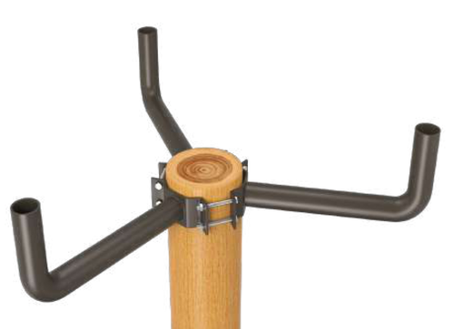 3@120 Wood Pole Bracket