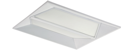 2x2 2x4 model architectural led troffer panel light 20/30/40W/50W 4 Color Options 3000K to 5000K Dimmable Drop Ceiling Lights 2500 to 6250 Lumens Damp Rated 120-277V, ETL DLC listed
