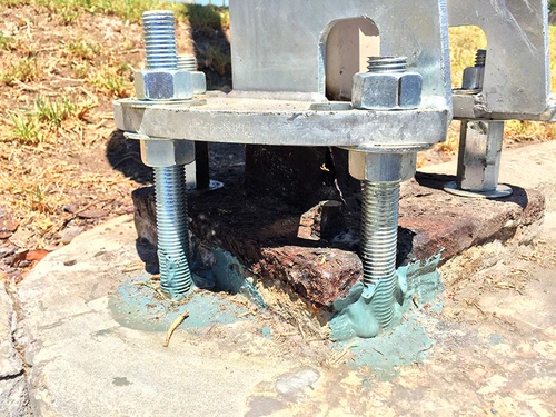 Pole Repair Kit-Repair a rusted light pole without removing the pole, disconnecting the wires, and without the use of a crane or welder.