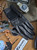 AAA cabretta black leather golf glove suede debossed sweat band AAA cabretta black leather golf glove suede debossed sweat band