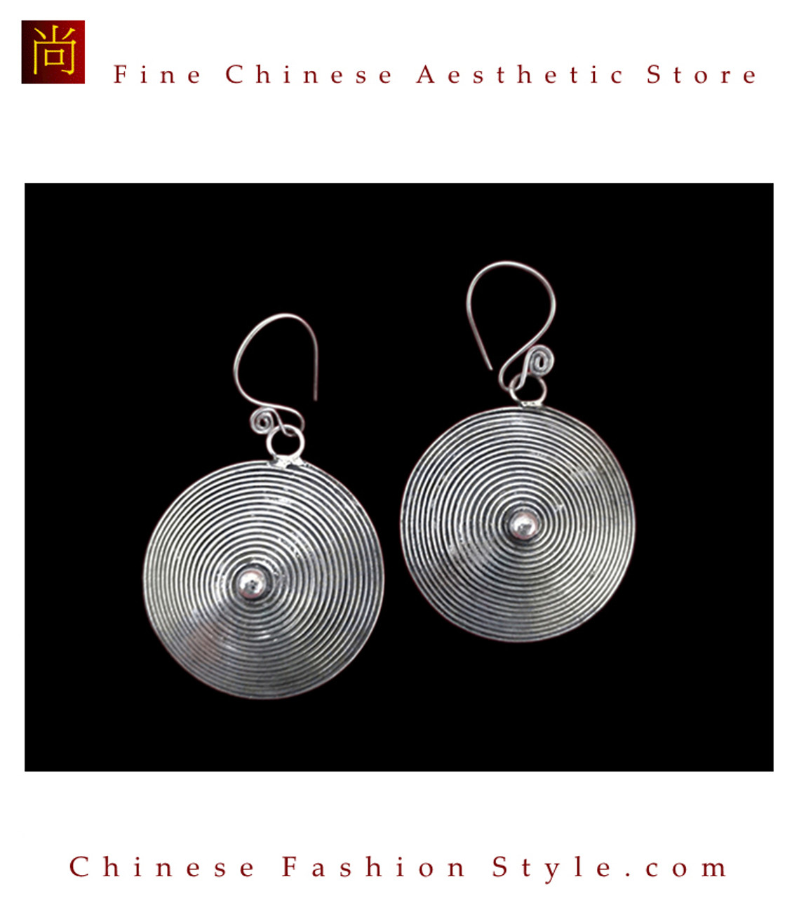 Amazon.com: Tribal Silver Earrings Chinese Ethnic Hmong Miao Jewelry #105  Uniquely Handmade: Clothing, Shoes & Jewelry