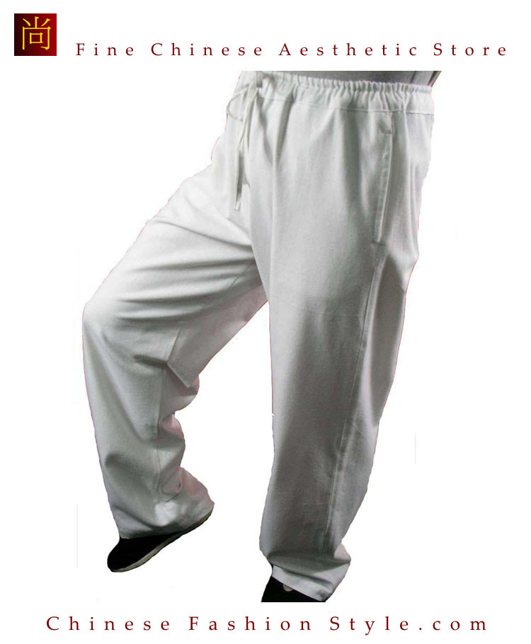 Fine Linen White Kung Fu Martial Arts 