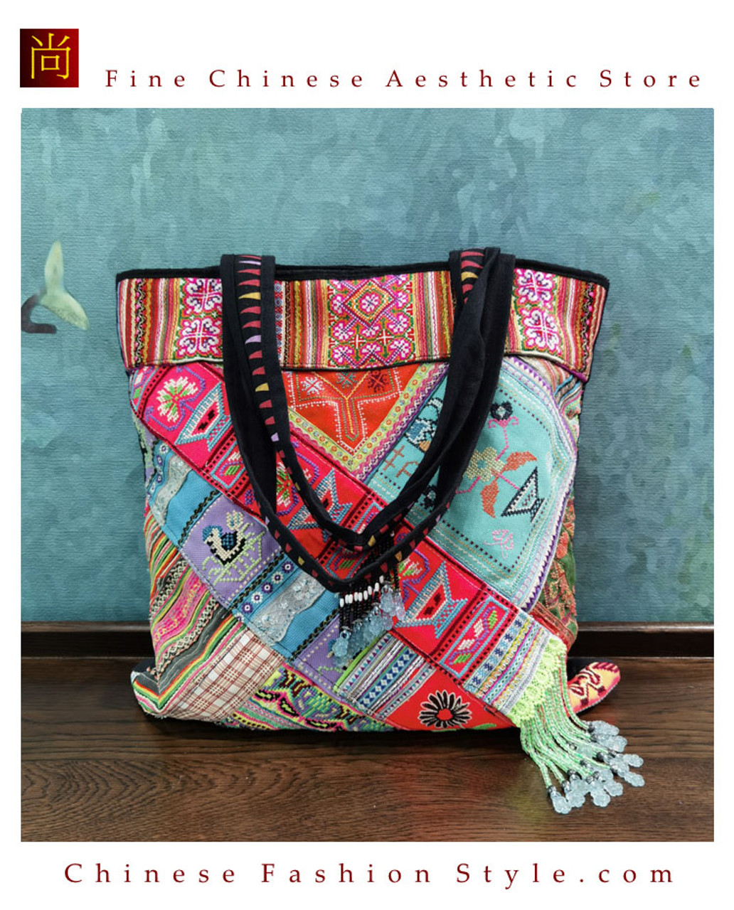 Geometric Pattern Bucket Bag, Drawstring Design Crossbody Bag