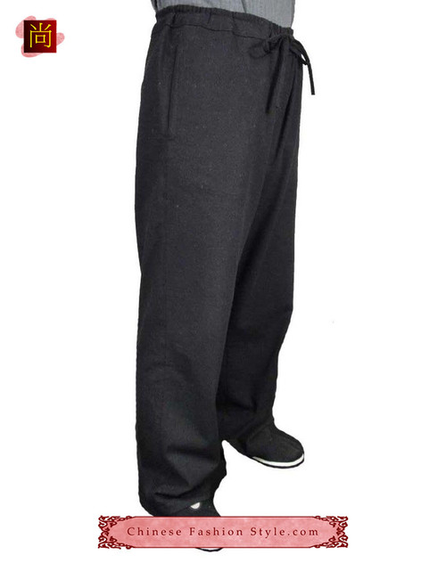 Amazon.com: 100% Cotton Grey Kung Fu Martial Arts Tai Chi Pant Trousers XS  : Sports & Outdoors