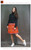 Hand Woven Embroidered Plaid Pleated Skirt Vintage Women Dress #125