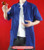 Premium Linen Blue Kung Fu Martial Arts Tai Chi Shirt Clothing XS-XL or Tailor Made