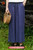 Handmade Casual Modern Long Pants for Women Wide Legged High Waist made from a Cotton Linen Blend in Navy Blue One Piece Only 106 Handmade Casual Modern Long Pants for Women Wide Legged High Waist made from a Cotton Linen Blend in Navy Blue One Piece Only 106