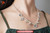 Fine 925 Necklace High Purity Sterling Silver Jewelry 100% Handcrafted Art #121