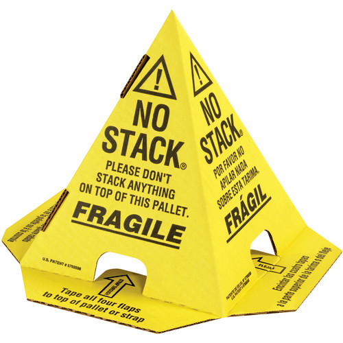 Pallet Cone Die Cut Box | NO STACK | Yellow - BD