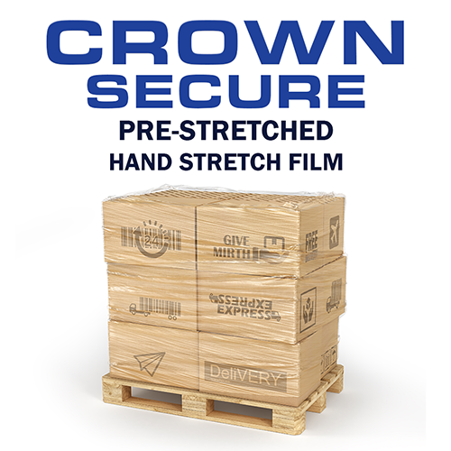 Crown Secure| Pre-Stretch Hand Stretch Film | 17.5 X 39GA - CA