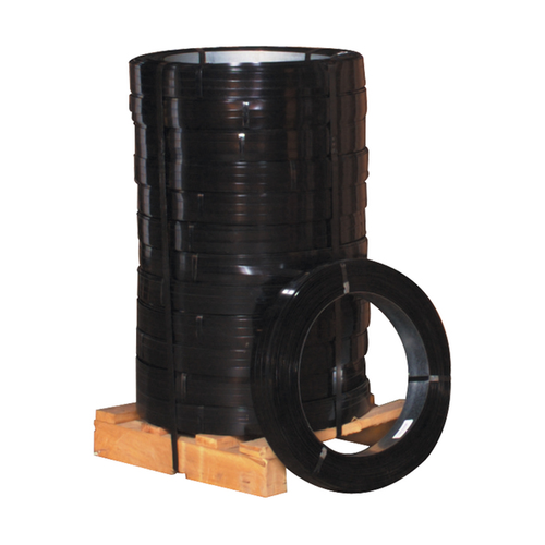 Steel Strapping | 3/8 X 017 | Brown | CURVED EDGE - CL