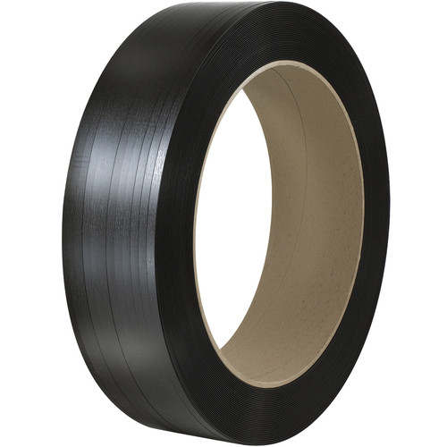 Polyester Strapping | 1/2 600#H X 3600' | Black - CL