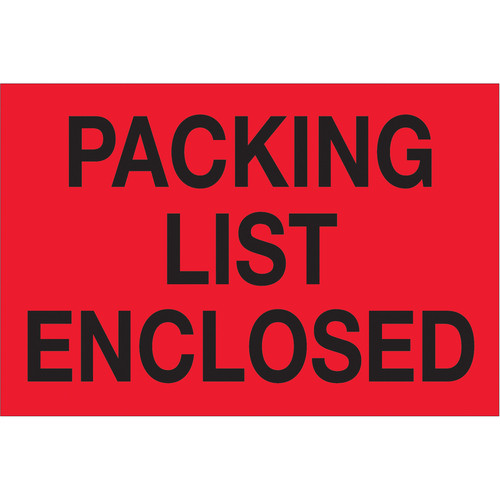 2 X 3 BC RED FLOR PRT-PACKINGLIST ENCL 5C/RL-224763 - RL