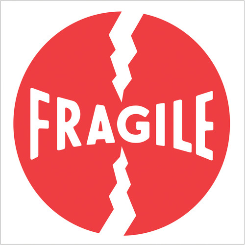 4 X 4 BC WHT PRT-FRAGILE5C/RL-174366 - RL