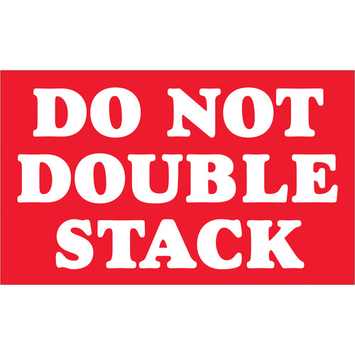 3 X 5 BC RED PRT-DO NOT DOUBLESTACK 5C/RL-158041 - RL