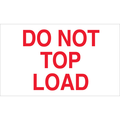 3 X 5 BC WHT PRT-DO NOT TOPLOAD 5C/RL-140818 - RL