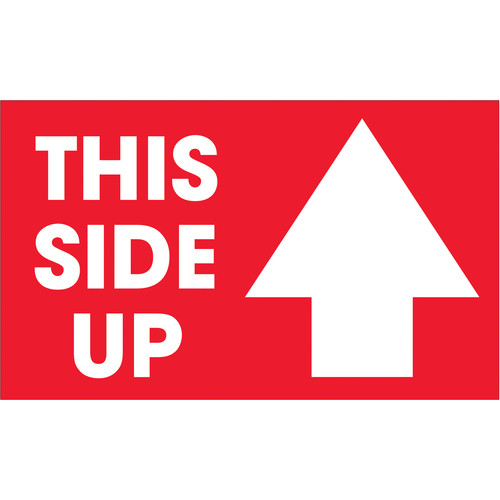 3 X 5 RED PRT-THIS SIDE UP 5C/-108430 - RL